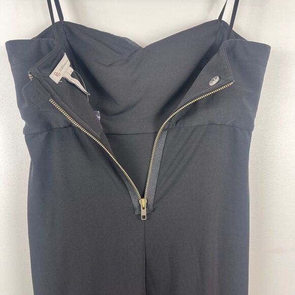 BCBGENeration Dress Women 6 Black Stretch Sweetheart Neckline Cocktail Party LBD - Picture 3 of 10